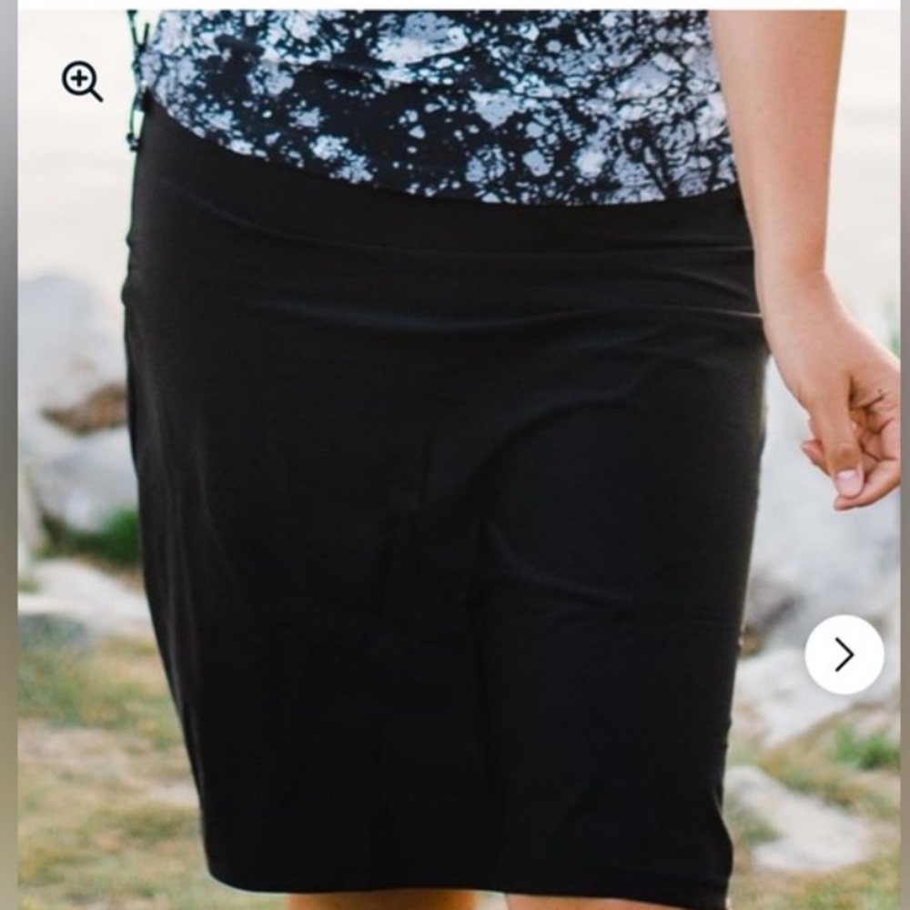 Ella Mae by Calypsa Black Swim Skirt with Built In Shorts Size 2X